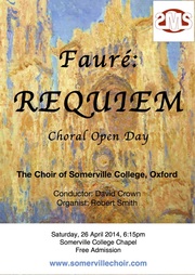 Choral Open Day Poster